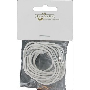 Damselle Elastiek Wit Lang 12ST Damselle Elastiek Wit Lang 12ST