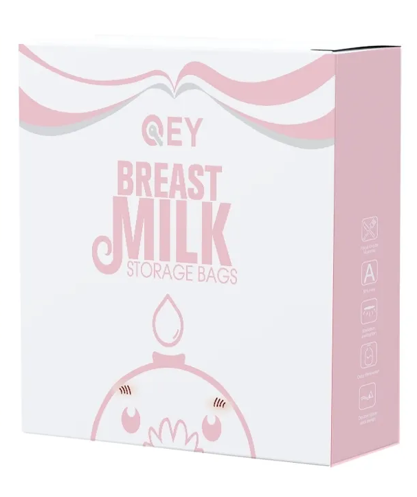 Qey Moedermelk Bewaarzakjes Roze