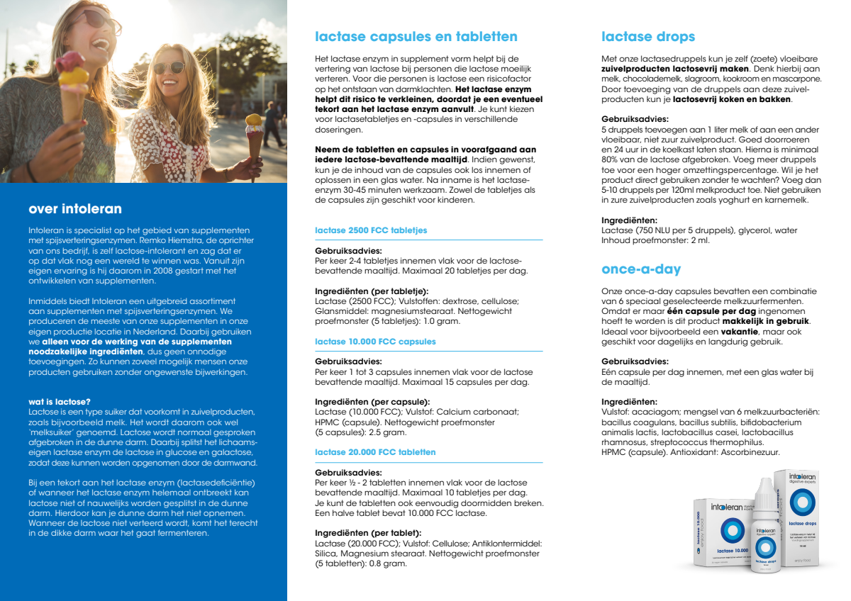 Lactase 10.000 FCC Capsules afbeelding van document #2, instructions