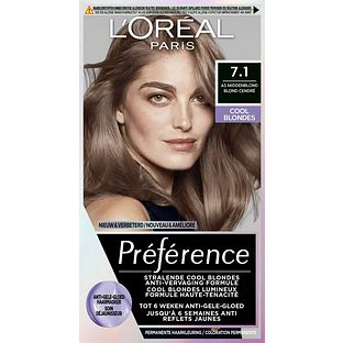 L'Oréal Paris Préférence Cool Blondes - 7.1 As Middenblond 1ST