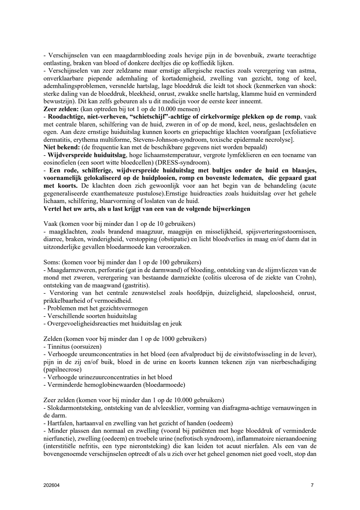 Fastine 200mg Ibuprofen Capsules afbeelding van document #7, leaflet