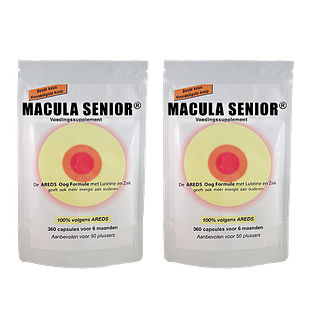 Sanmed Macula Senior Capsules Jaarverpakking 2x360CP Sanmed Macula Senior Capsules Jaarverpakking 2x360CP