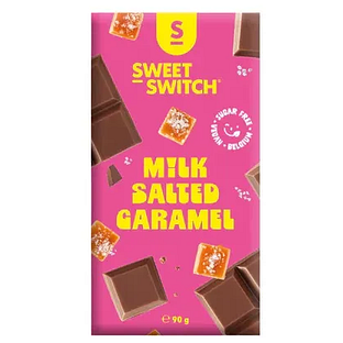 Sweet-Switch Milk Salted Caramel Suikervrij 90GR Sweet-Switch Milk Salted Caramel Suikervrij 90GR