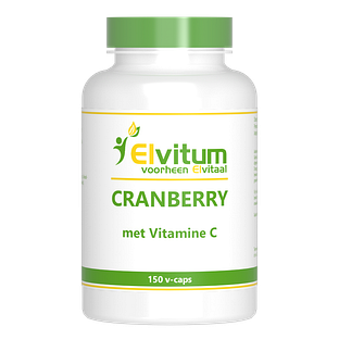 Elvitum Cranberry met Vitamine C Vegicaps 150CP