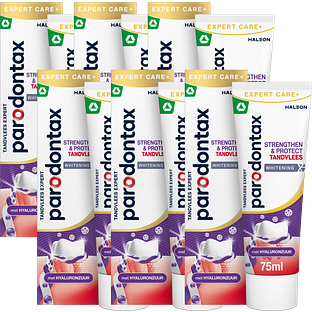 Parodontax Strengthen & Protect Whitening Tandpasta Multiverpakking 6x75ML