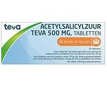Teva Acetylsalicylzuur 500mg Tabletten 20TB
