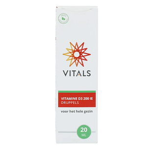 Vitals Vitamine D3 200 IE Druppels 20ML