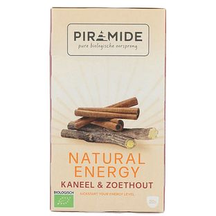 Piramide Natural Energy Kaneel & Zoethout Thee 20ZK