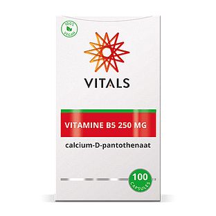 Vitals Vitamine B5 250mg Capsules 100TB Vitals Vitamine B5 250mg Capsules 100TB
