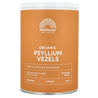 Mattisson HealthStyle Organic Psyllium Vezels 250GR