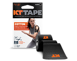 KT Tape Elastic Sports Tape Roll Zwart 1ST