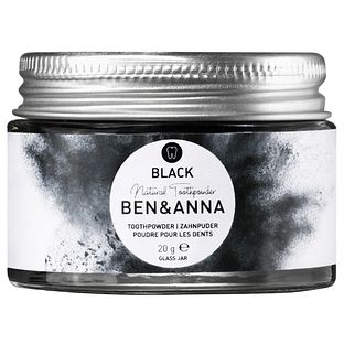 Ben & Anna Tandpoeder Black 20GR