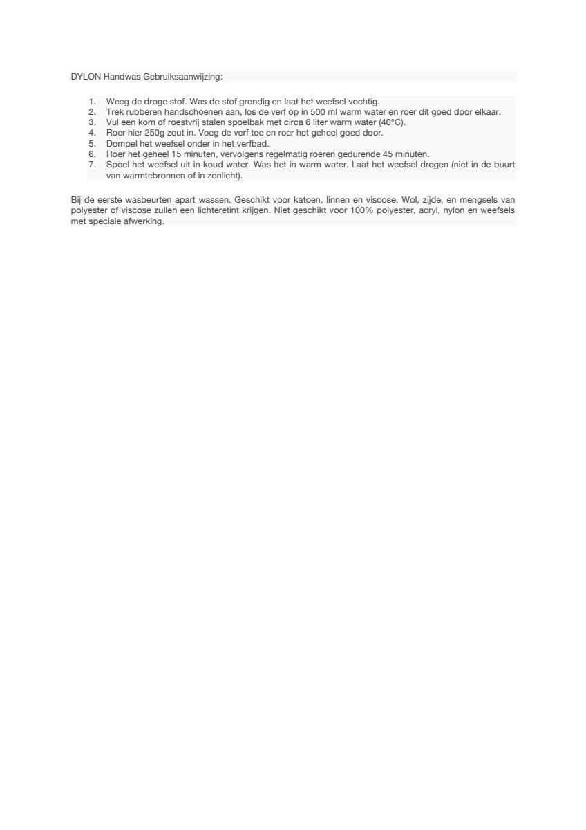 Textielverf Handwas 08 Navy Blue afbeelding van document #1, instructions