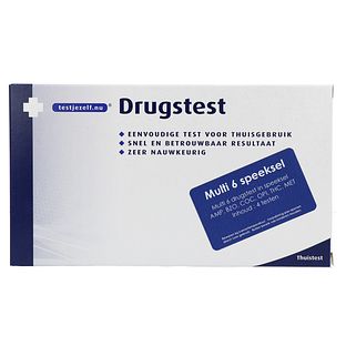 Testjezelf.nu Drugstest Speeksel Multi 6 4ST