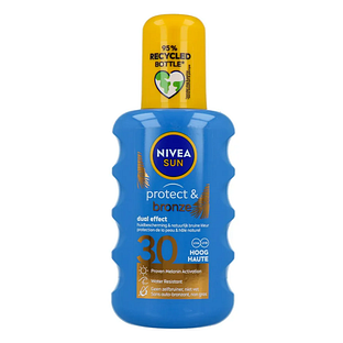 Nivea Sun Protect & Bronze Zonnespray SPF30 200ML Nivea Sun Protect & Bronze Zonnespray SPF30 200ML