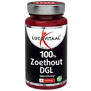 Lucovitaal 100%  Zoethout DGL Capsules 60CP