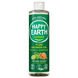 Happy Earth Pure Shower Gel Bergamot Cedarwood 300ML