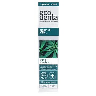 Ecodenta Sensitive Care CBD & Probiotics Tandpasta 100ML