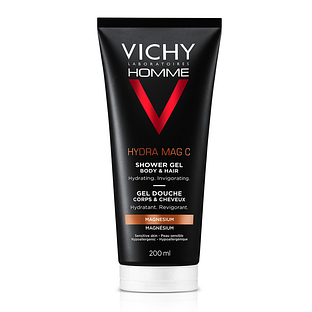 Vichy Homme Hydra Mag C Shower Gel Body & Hair Magnesium Sensitive Skin 200ML