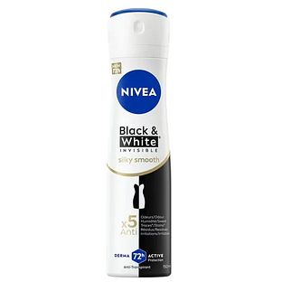 Nivea Black & White Silky Smooth Deodorant Spray 150ML