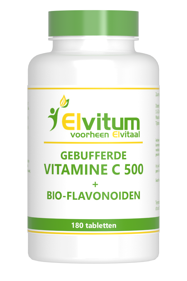Elvitum Gebufferde Vitamine C 500 180TB