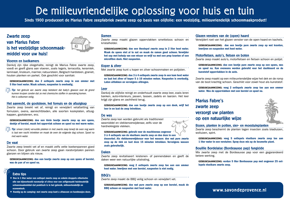 Savon Noir Zwarte Zeep afbeelding van document #2, instructions