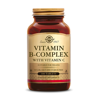 Solgar Vitamine B-complex met Vitamine C Tabletten 100TB