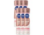 Nivea Derma Control Clinical 100H Ultra Dry Touch Anti-transpirant Spray Multiverpakking 6x150ML