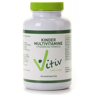 Vitiv Kinder Multivitamine Kauwtabletten 100TB