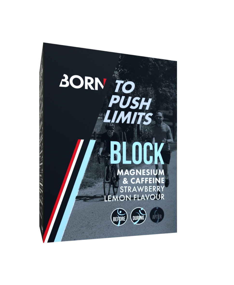 Born Block Magnesium & Caffeine - Strawberry Lemon 64GR