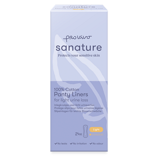 Sanature Provivo 100% Katoenen Incontinentie Inlegkruisjes 24ST