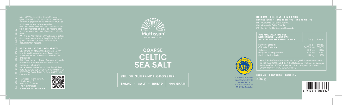 Celtic Sea Salt Grof afbeelding van document #1, label