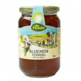 De Traay Bloemenhoning 900GR
