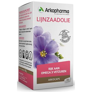 Arkocaps Lijnzaadolie Capsules 45CP Arkocaps Lijnzaadolie Capsules 45CP