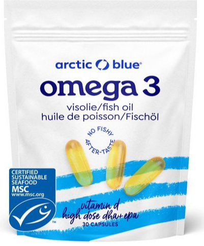 Arctic Blue Omega 3 Visolie met Vitamine D - High Dose afbeelding 1
