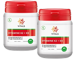 Vitals Vitamine K2 + D3 Softgels Duoverpakking 2x60SG