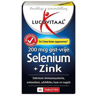 Lucovitaal Selenium + Zink Tabletten 45TB