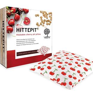 Hittepit Heatable Cherry Pit Pillow Vierkant Red Cherry 1ST