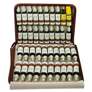 Bach Bloesem Set 20ml in Luxe Lederen Map 40ST Bach Bloesem Set 20ml in Luxe Lederen Map 40ST