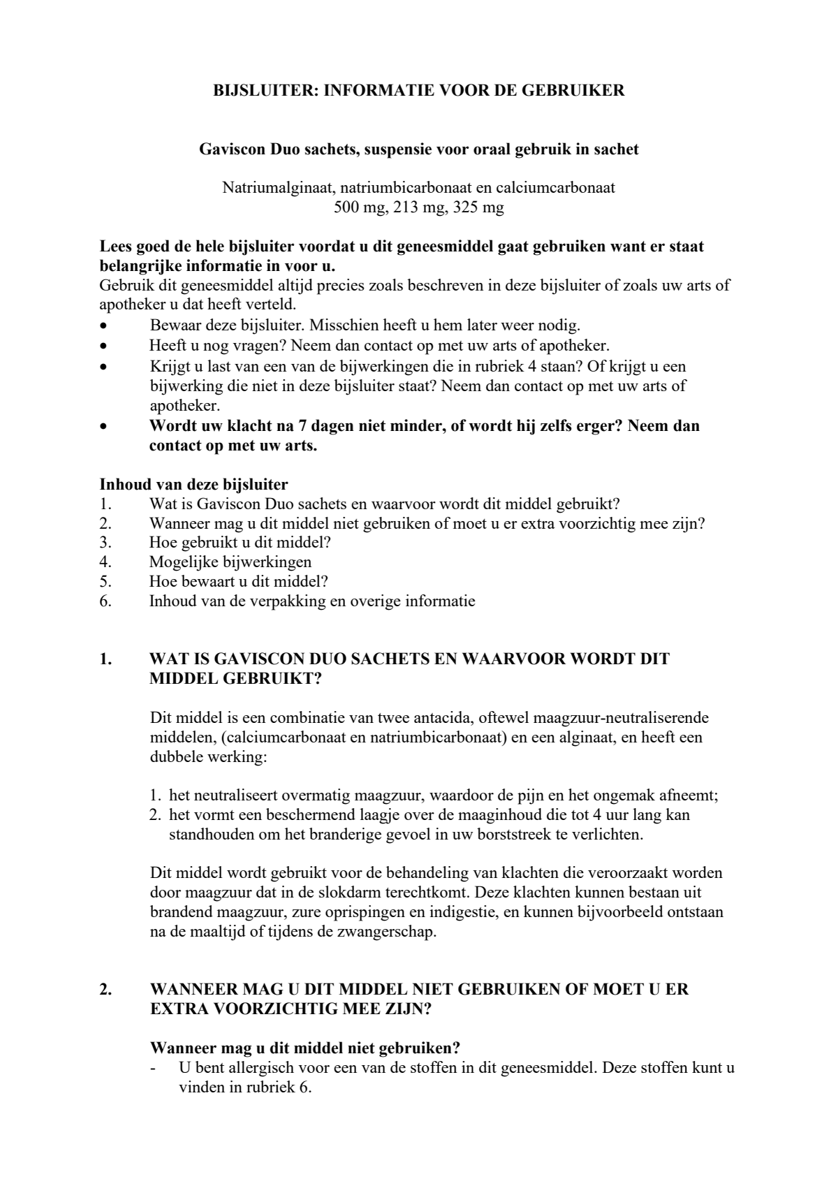 Duo Sachets afbeelding van document #1, leaflet