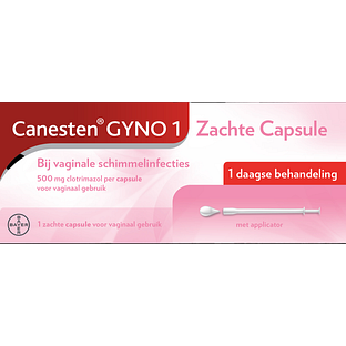 Canesten Canesten Gyno 1 Zachte Capsule - 1 daagse behandeling 1CP