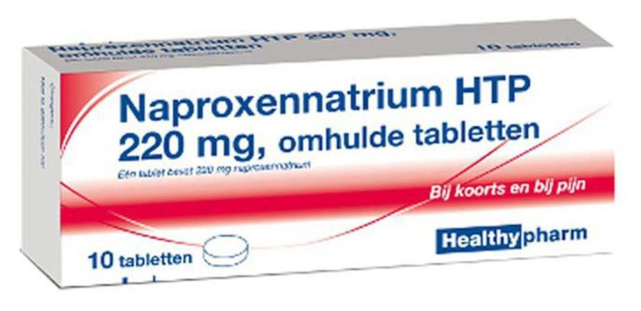 Healthypharm Naproxennatrium 220mg Tabletten 10st afbeelding