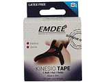 Emdee Kinesio Tape Zwart 1ST Emdee Kinesio Tape Zwart 1ST