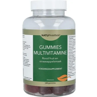 Natupharma Gummies Multivitamine Rood Fruit-Sinaasappel 50ST Natupharma Gummies Multivitamine Rood Fruit-Sinaasappel 50ST