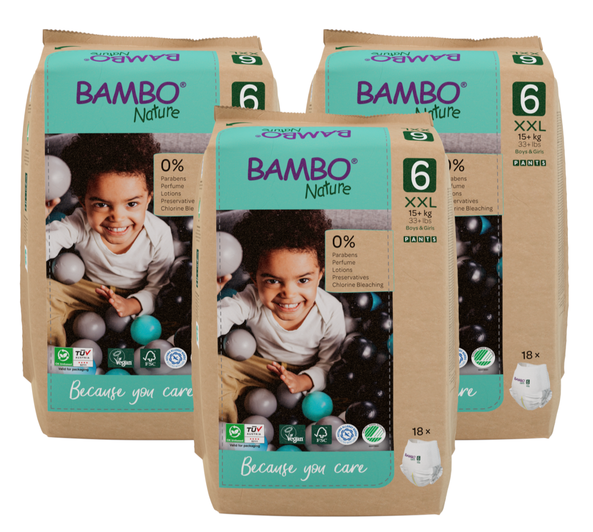 Bambo Nature Maat 6 Luierbroekjes XXL Multiverpakking afbeelding 1