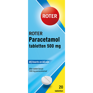 Roter Paracetamol Tabletten 500mg 20TB