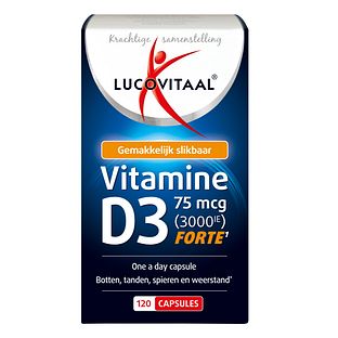 Lucovitaal Vitamine D3 75mcg Forte Capsules 120CP Lucovitaal Vitamine D3 75mcg Forte Capsules 120CP