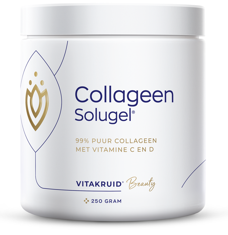 Vitakruid Collageen Solugel® poeder met vitamine C & D 250GR