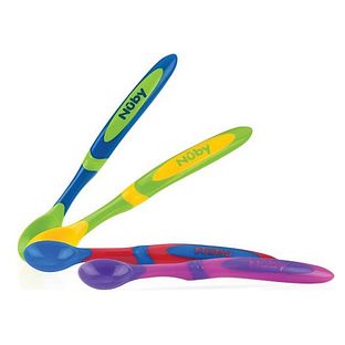 Nuby Voedingslepel met Lange Handgreep 4ST Nuby Voedingslepel met Lange Handgreep 4ST