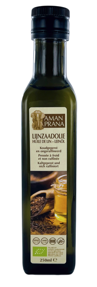 Aman Prana Lijnzaadolie afbeelding